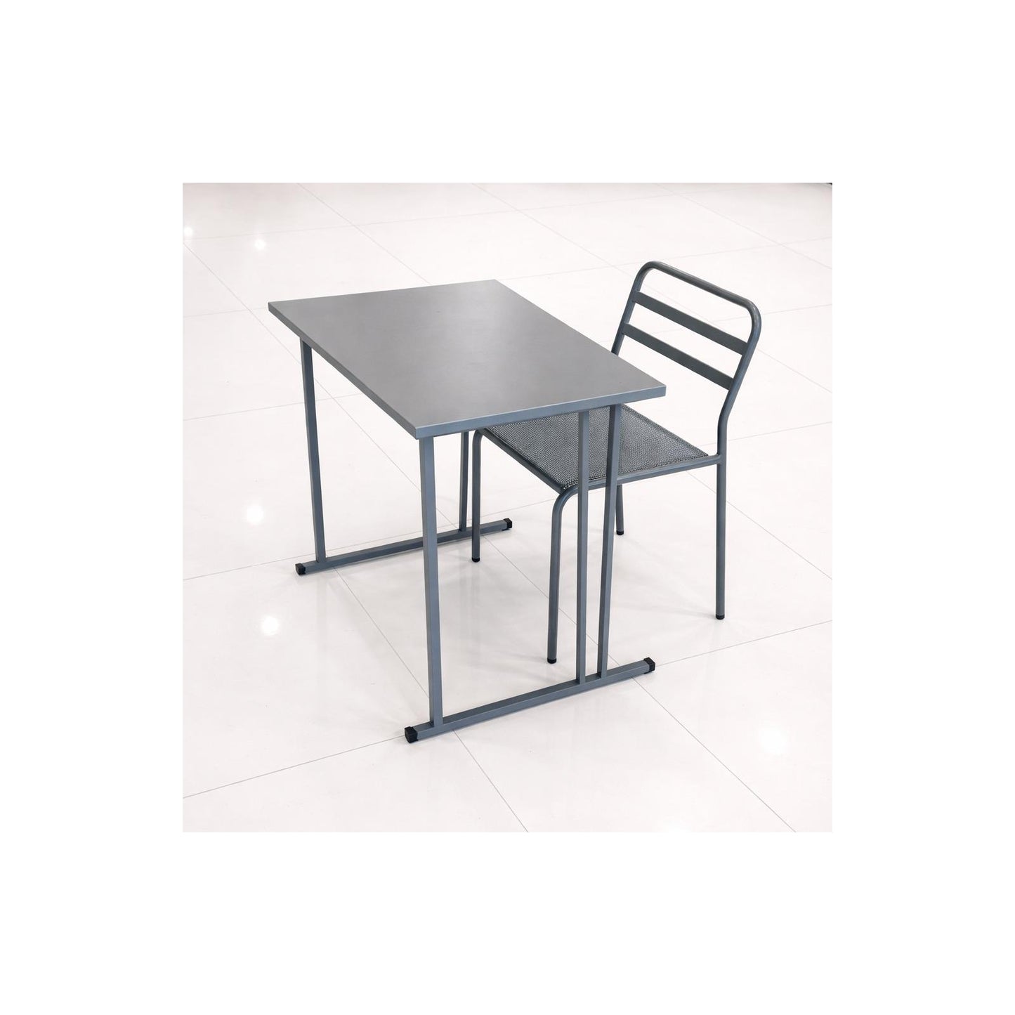 compact study table with chair metal desk set for home office davangere